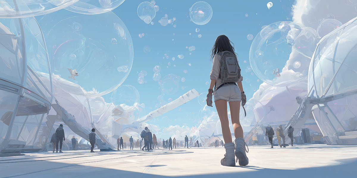 Ilustración moderna de IA en educación